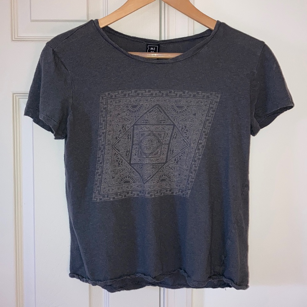 Cropped Mandala Tee